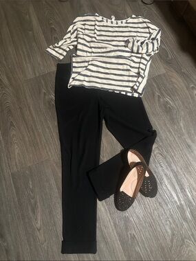 New York & Company Black Women's Straight-Leg Pants